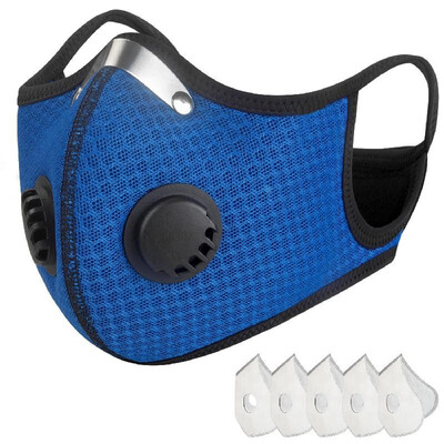 

Dustproof Mask Air Pollution Pollen Allergy Woodworking Mouth Mask Breathing Protection Reusable Half Face Respirator Mask with De