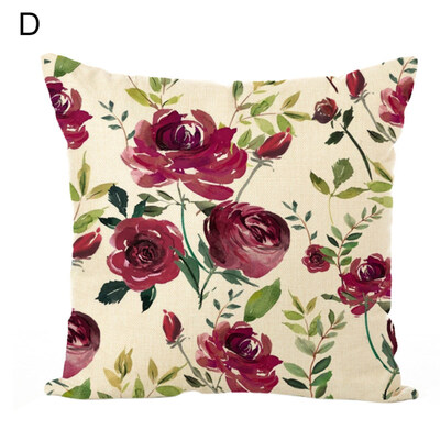 

45x45cm Abstract CactusFlower Pillow Case Cushion Cover Home Sofa Bed Car Decor