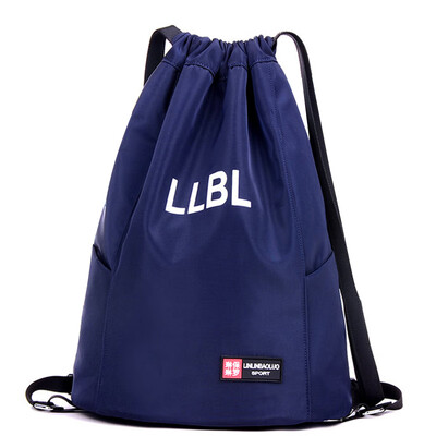 

Bouquet pocket rope extraction double shoulder bag men&women portable folding backpack outdoor travel simple belt exercise bag