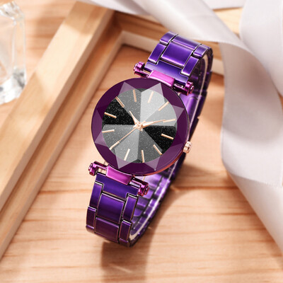 

RM Star Sky Dial Ladie Steel Belt Quartz Watch Fashion Simple Cool MultiAngle Raise