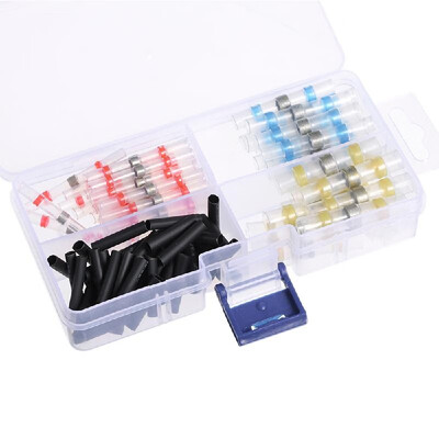 

500PCS Shrinkage Solder Sleeve Heat Shrink Tube Butt Terminal Wire Splice Connector H500-1
