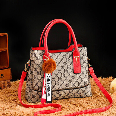 

Single Shoulder Bag Female Fashion Korean Version Baitao Slant Bag Large Capacity Womens Handbag 2018