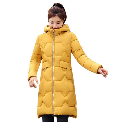 

Toponeto Women Winter Warm Hooded Thick Zipper Pocket Slim Jacket Overcoat Outcoat Coat