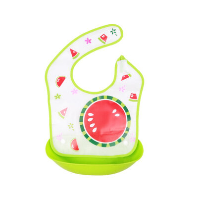 

Toddler Baby Boys Girls Removable Waterproof Saliva Towel Infant Cartoon Feeding Bib