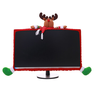 

Tailored Christmas Hotel mall Cash register computer Dust Cover Snowman Elk Decorations