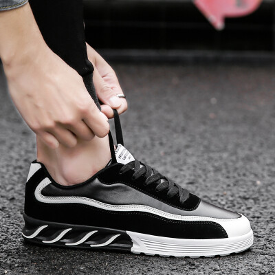 

Mens shoes summer 2019 new Korean leisure sports flat-bottomed shoes autumn black youth Joker tide shoes