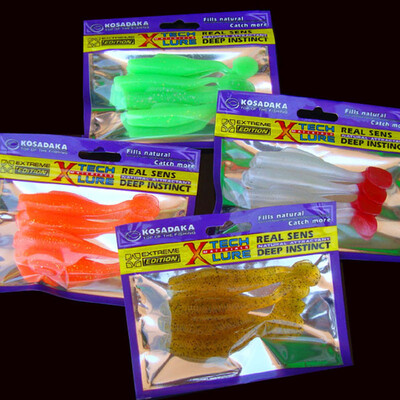 

Saidsome 4pc Soft Lure for Fishing Shad FishingWormSwimbaits Jig Head Soft Fishing Bait fishing bait fishing lure