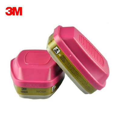 

2Pcs 3M 60926 Multi Acid Gas & Organic Vapor Cartridge P100 Filter Particulates Filter for Full Facepieces Respirators Accessories