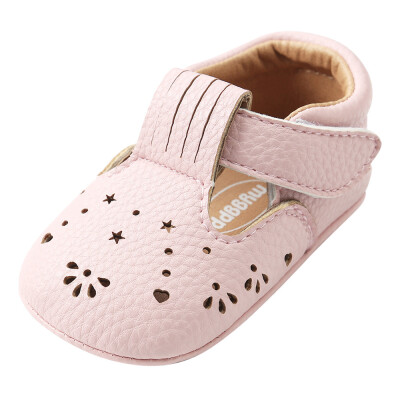 

Baby Girl Princess Leather Shoes Hollow Out Fashion Toddler First Walkers Shoes