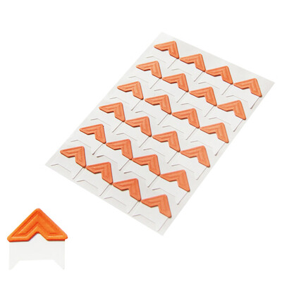 

Gobestart DIY Vintage Corner Kraft Paper Stickers Photo Albums Decoration Scrapbooking