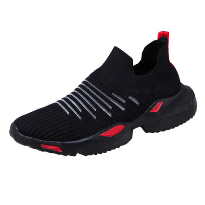 Man Sneaker For Men Brand Outdoor Elasticity Summer Mens Lightweight Mesh Sneakers Breathable Fashion Woven Shoes Zapatos