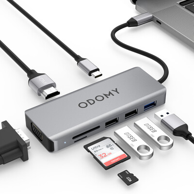 

9-in-1 Ports Type-C Hub Adapter