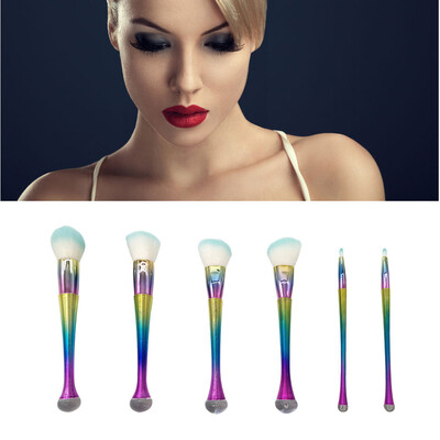 

〖Follure〗6PCS Pro Makeup Cosmetic Brushes Set Powder Foundation Eyeshadow Lip Brush