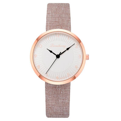 

New Womens Watches Thin Dial Ladies Fashion Quartz Wristwatch Roman Numerals Leather Strap Clock Casual Reloj Mujer