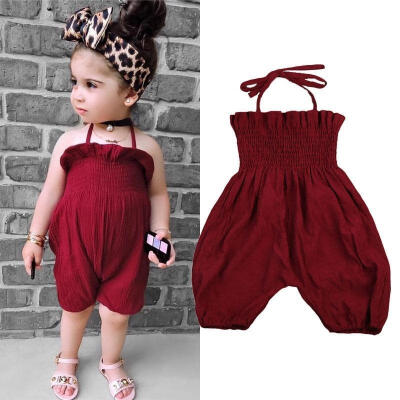 

2017 Fashion Toddler Clothing Kids Baby Girls Corset Romper Bodysuit Jumpsuit Outfits Casual Baby Clothes