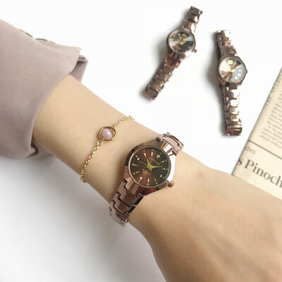 

Cold Watch Female Student Korean Edition Ribbon Chain Small&Delicate Temperament College Style Retro-Gusen Department
