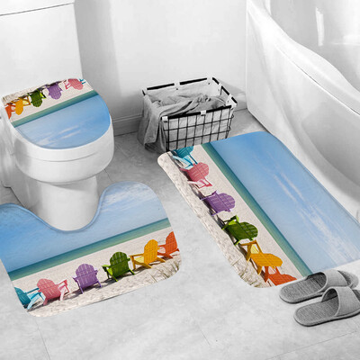

〖Follure〗3pcs Non-Slip Fish Scale Bath Mat Bathroom Kitchen Carpet Doormats Decor