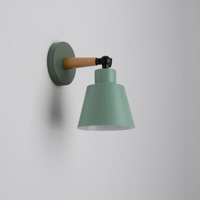 

〖Follure〗Wall Lampshade Swing Head Sconce light Bedroom Lighting Bedside Reading Lamp