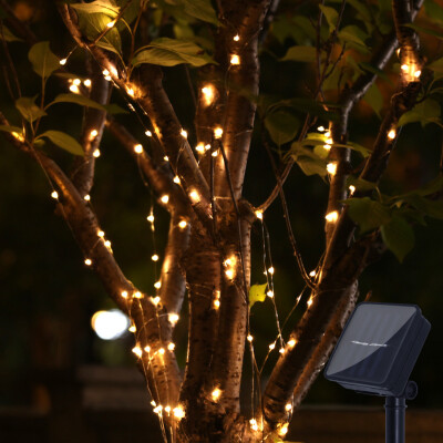 

Gobestart 100 LED String Lights Waterproof Watering Can Light Solar Powered Decorations