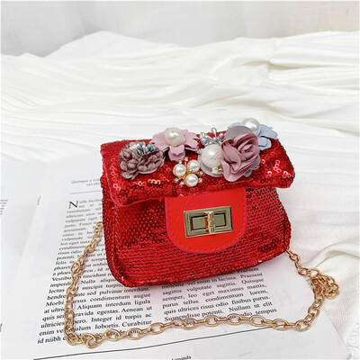 

Tailored Girl Colorful Flower Sequins Casual Vacation Simple Crossbody Bag Fashion Bag