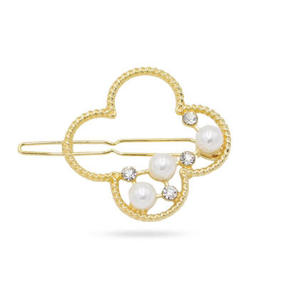 

Korean Pearl Hair Clip for Women Elegant Barrette Hairpin Hair Styling Gift