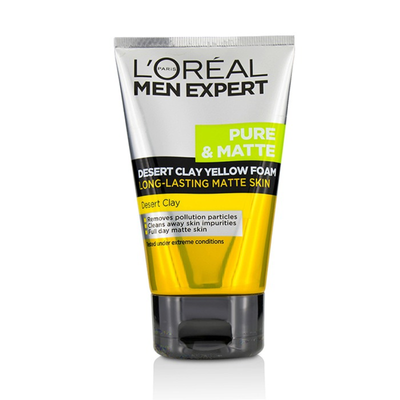 

LOREAL - Men Expert Pure & Matte Desert Clay Yellow Foam 100ml33oz