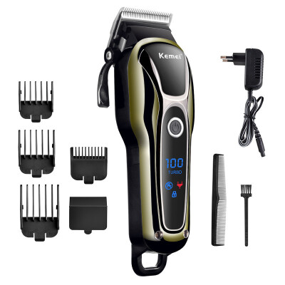 

Turbocharged rechargeable hair clipper professional hair trimmer for men electric cutter hair cutting machine haircut