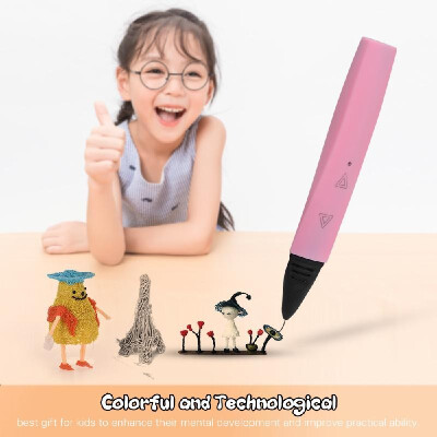 

3D Printer Pen with Touchkey Operature Low Temperature PLAABS 3D Printing Filaments Intelligent Printing Pens