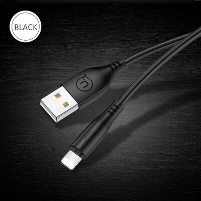 

USAMS US-SJ266 U18 Mobile Phone USB Lightning Cable Round Joint For IPhone