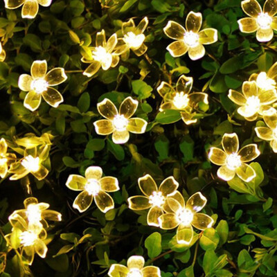 

Gobestart 50LED Solar Cherry Light String Holiday Decoration Lantern String