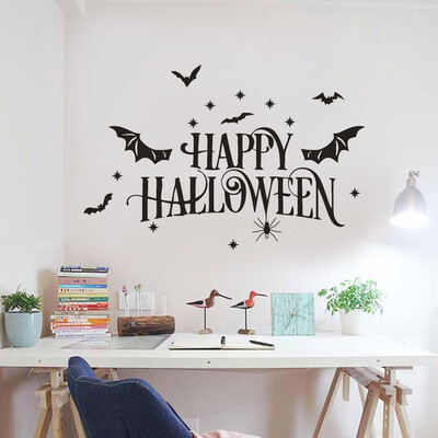 

〖Follure〗Happy Halloween Bone Wall Sticker Window Home Decoration Decal Decor