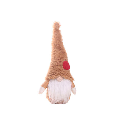 

1Pc Swedish Christmas Santa Gnome Handmade Plush Doll Desk Tree Decor Kids Gift