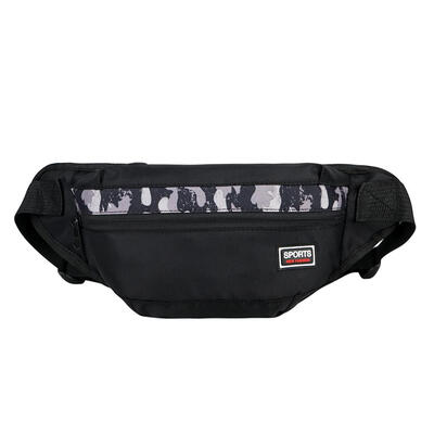 

Men Waist Pack Camouflage Splicing Chest Bag Casual Crossbody Fanny Pack
