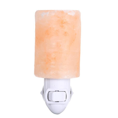 

Natural Himalayan Crystal Salt Lamp Air Purifier Night Light 360° Rotating Plug Home Wall Decor US-Plug