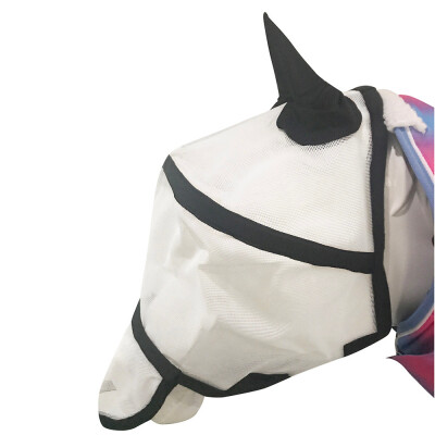 

〖Follure〗Horse Mask Protect Ears Nose Sun Protection Styles Prevent Flies And Bugs