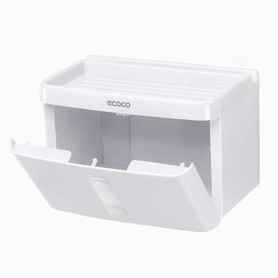 

Bathroom Waterproof Tissue Box Toilet Paper Holder Storage Box Organizer