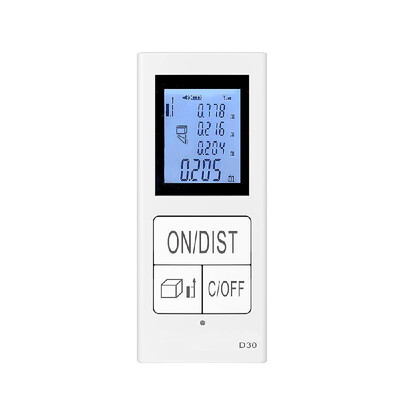 

Mini Handheld Laser Distance Meter Digital USB Rechargeable Laser Rangefinder Portable Range Finder Diastimeter Distance Area Volu