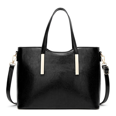 

Tailored Women Ladies Girls Solid Large Capacity Tote Handbag Shoulder Crossbody Bag