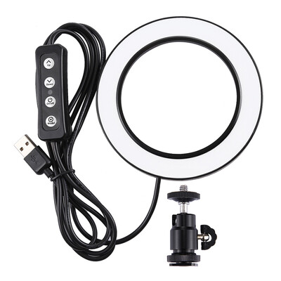 

PULUZ 47" Dimmable LED Ring Light 3 Lighting Modes Brightness Adjustable for Live Streaming Selfie Photography Video Shooting