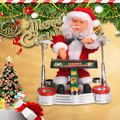 

〖Follure〗Santa Claus Performance Singing Musical Santa Electric Toy Ornaments gife