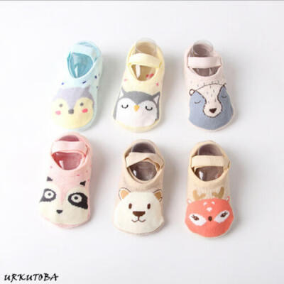 

Cute Newborn Baby GirlBoy Toddler Anti Slip Shoes Cartoon Slipper Floor Socks