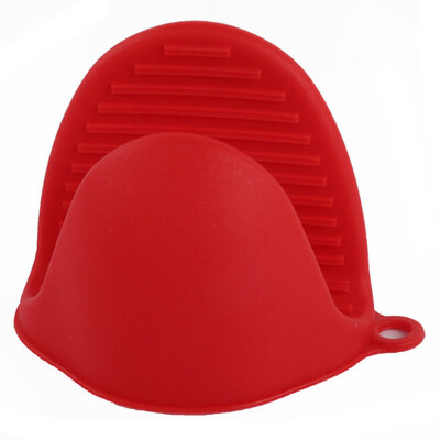 

Kitchen Heat Resistant Silicone Oven Pot Dish Clip Glove Hand Cover Protector