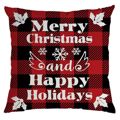 

Tailored Christmas Pillow Cover Pillowcases Decorative Sofa Cushion Cover 45x45cm