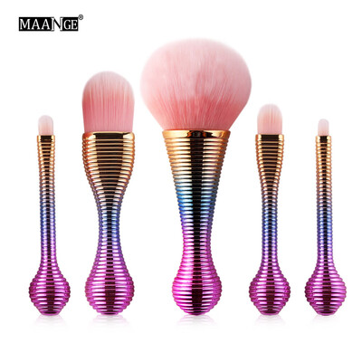 

〖Follure〗5Pcs Lollipop Pencil Foundation Eye shadow Makeup Brushes Eyeliner Brush