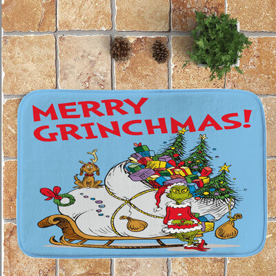 

Toponeto Merry Christmas Welcome Doormats Indoor Home Carpets Decor 40x60CM