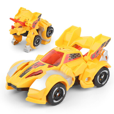 

Siaonvr Childrens Inertia- Toy Deformation Dinosaur Car Puzzle Early Education Toys