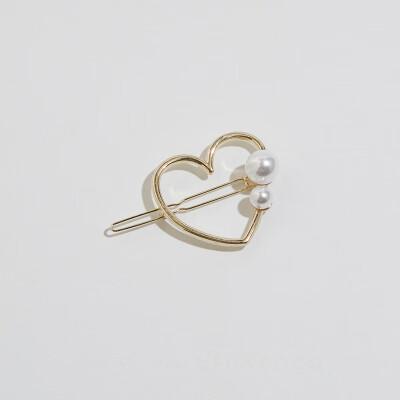 

Korea Simplegirl temperament wild pearl hairpin word clip combination network red temperament bangs clip