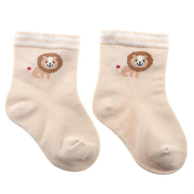 

Kids Boy Girl Cotton Socks Baby Lion Pattern Autumn Winter Socks for 6-12M