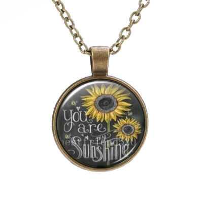 

New Fashion Sunflower Necklace Cute&Beautiful Elegant Design