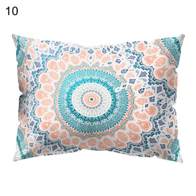 

Ethnic Style Polyester Peach Skin Pillow Case Sofa Waist Throw Cushion Cover